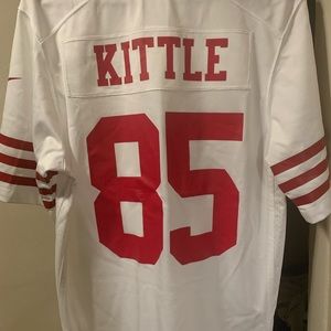 49ers kittle Nike on field jersey